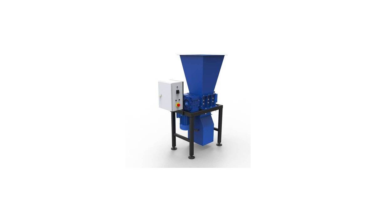 Rozdrabniacz młynek niszczarka do odpadów foli stretch taśmy PP PET shredder dwuwałowy RF-137 3 kW (4kW opcja) - 140_1.jpg