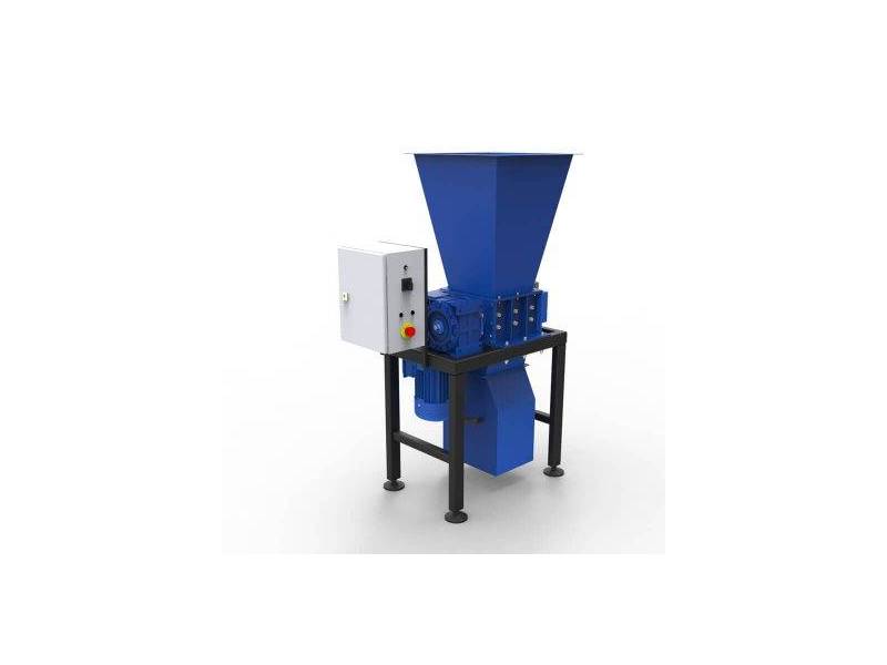 Rozdrabniacz młynek niszczarka do odpadów foli stretch taśmy PP PET shredder dwuwałowy RF-137 3 kW (4kW opcja) - 140_1.jpg