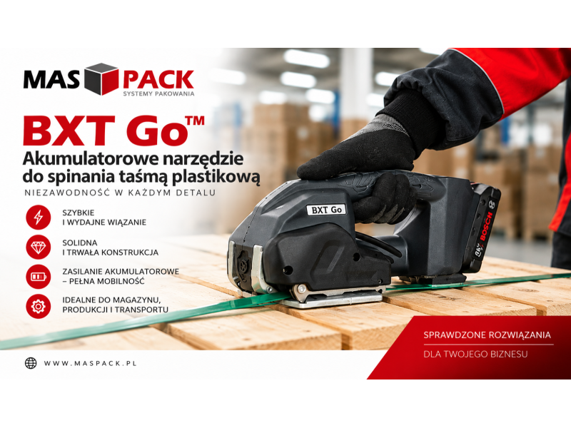 BXT Go™ Akumulatorowe narzędzie do spinania taśmą plastikową PP PET - 208_1.png